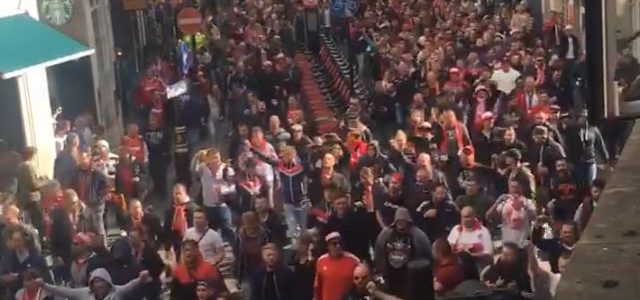 Köln-Fans in London vor der Arsenal-Partie