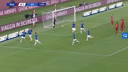 Vier Tore bei Roma gegen Inter (Highlights)