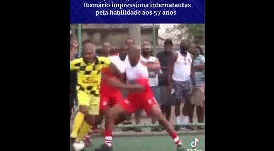 Romario vernascht mit 57 Jahren seine Gegenspieler