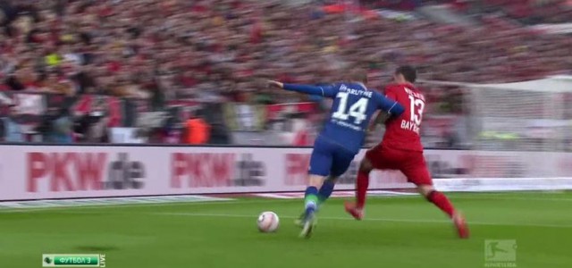 Bas Dosts zweiter Treffer gegen Leverkusen