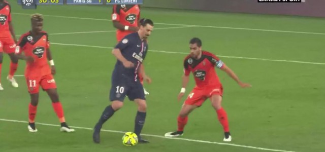 Zlatans Traumpass gegen Lorient