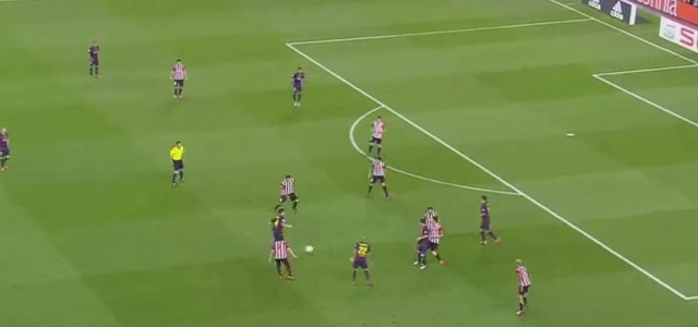 Schöne Kombination des FC Barcelona führt zum 2:0 (Cup-Finale 2015)
