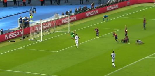 Morata trifft zum 1:1 (CL-Finale 2015)