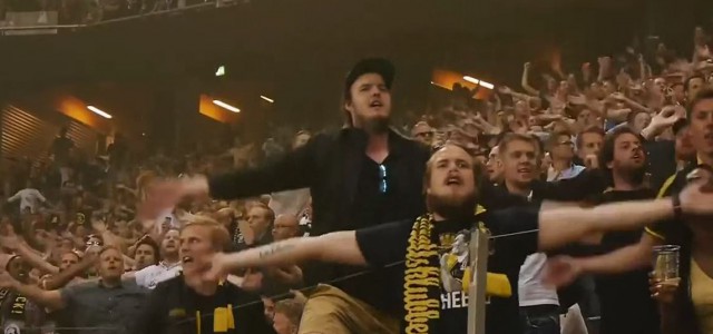 Top-Stimmung beim Tvillingderbyt ( AIK Solna vs. Djurgårdens IF)