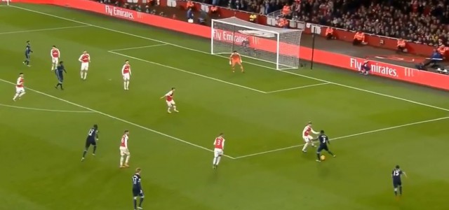 Yaya Toures Treffer gegen Arsenal