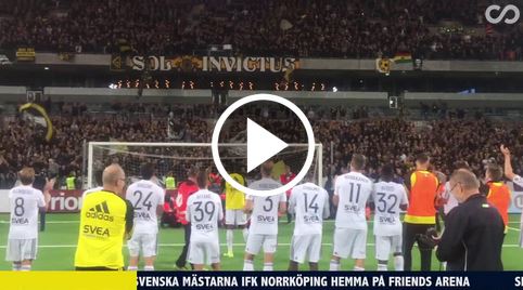 8000 AIK-Fans singen 17-jährigem Alexander Isak ein Geburtstagsständchen