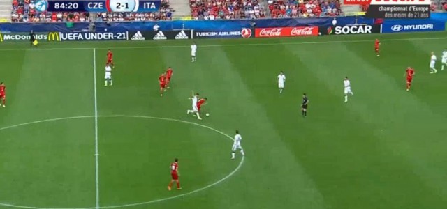 U21-EM: Michael Lüftners Tor gegen Italien (3:1)