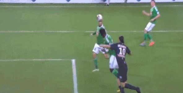 Zlatan macht´s mit der Brust (Saint-Étienne – PSG 0:1)