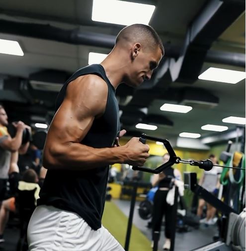 Poservideo auf Instagram: Rapid-Target Cvetkovic pumpt im Fitnesscenter