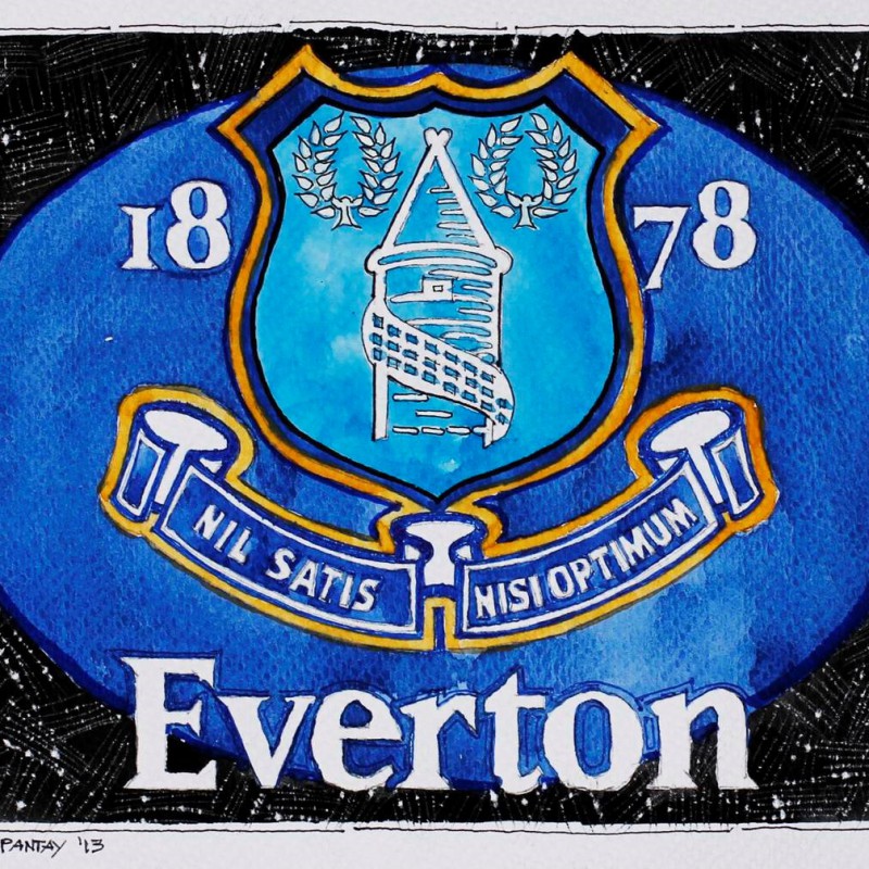 Das Topspiel In England Everton Vs Arsenal Abseits At