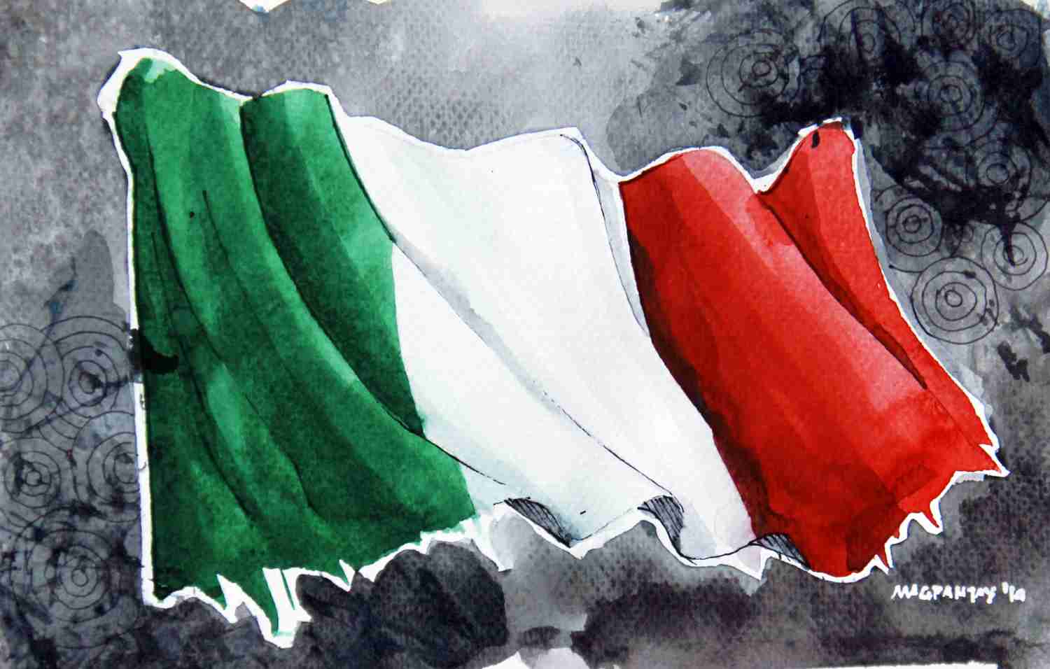 _Italien - Flagge
