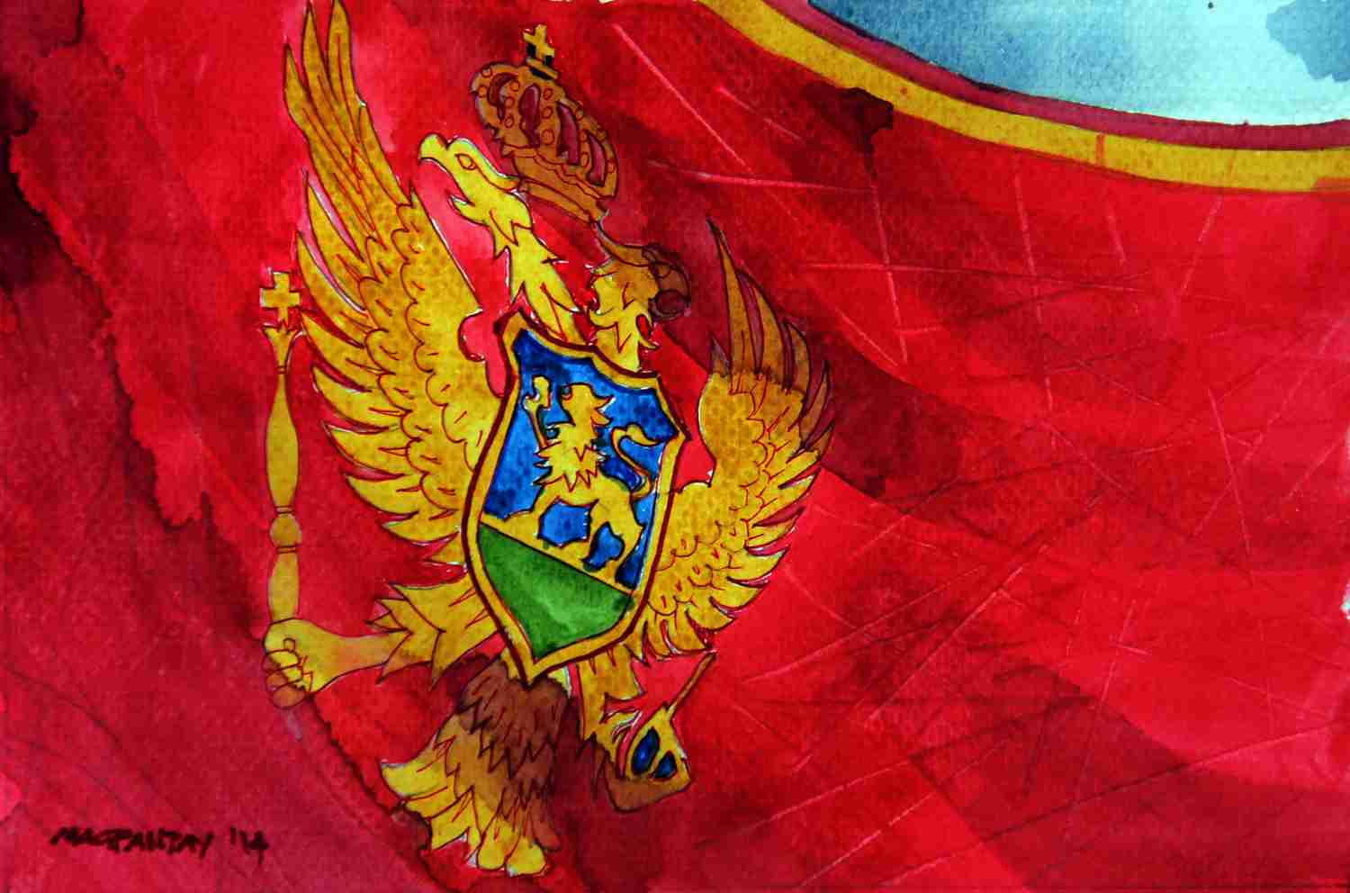 _Montenegro Flagge