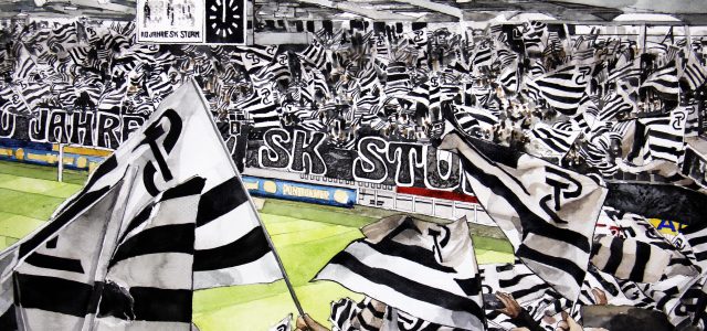 Sturm-Fans: „Schickt’s a Steign Kernöl nach Hütteldorf!“