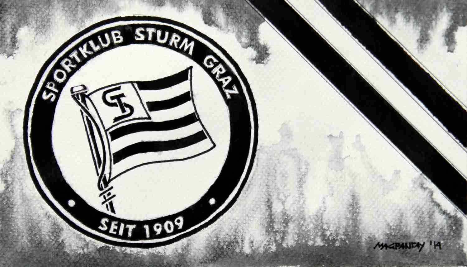 _SK Sturm Graz - Wappen mit Farben