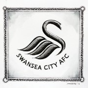 Leon Britton und Swansea City: Ein Gemälde, bei dem ein Strich in den anderen greift