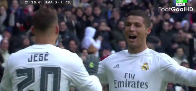 Vier Treffer beim 7:1-Sieg: Cristiano Ronaldos Galavorstellung gegen Celta de Vigo