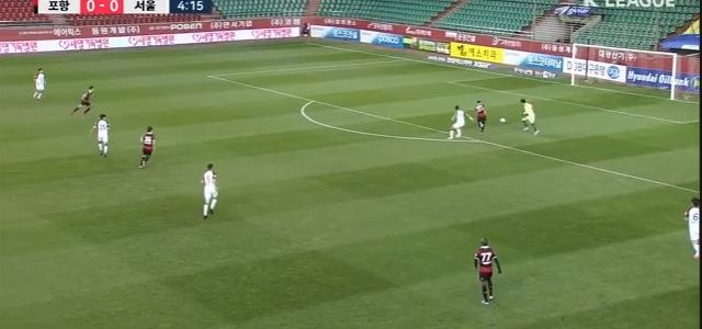 Kurioser Treffer in der südkoreanischen Liga