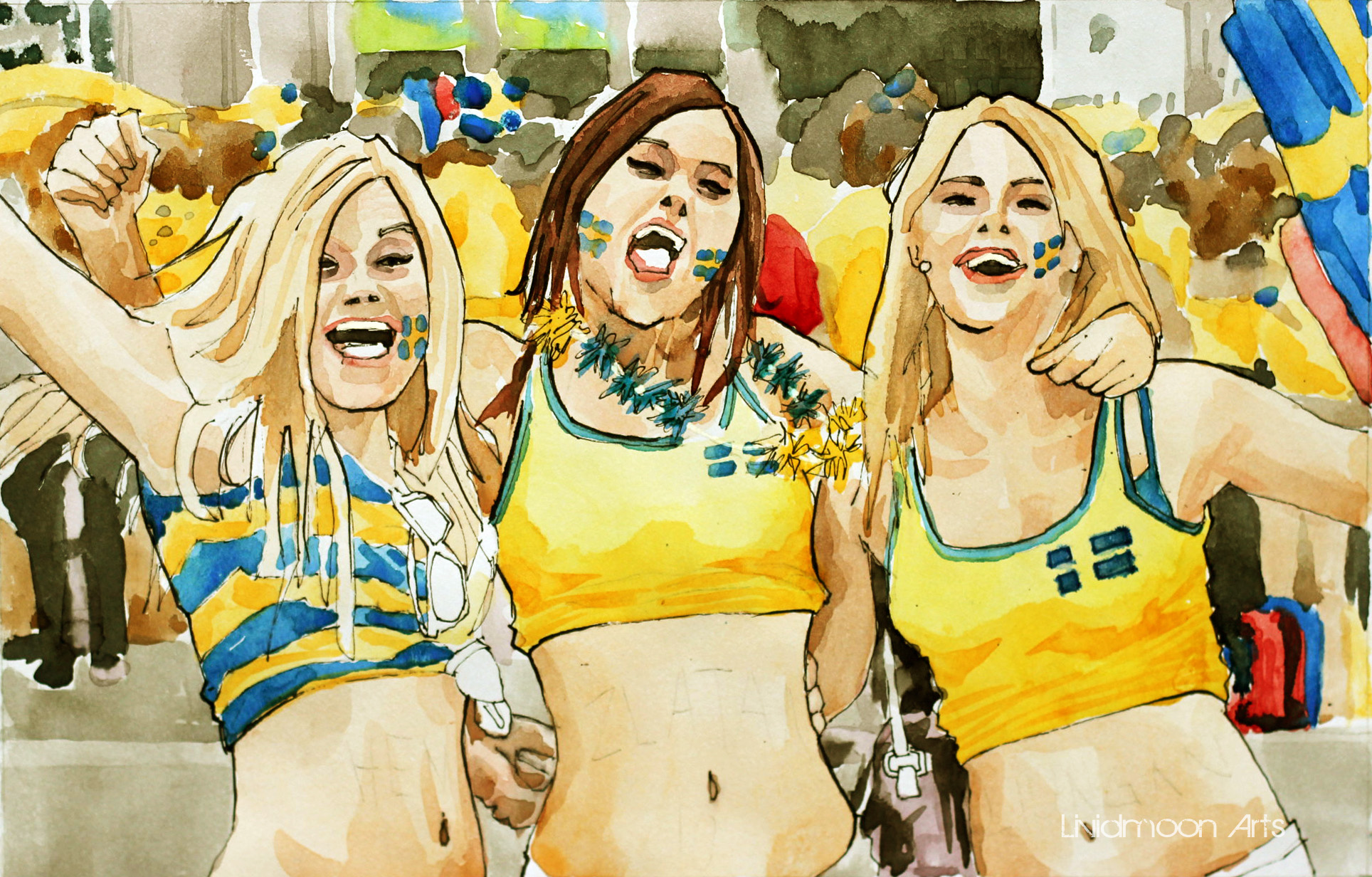 Schwedische Fans