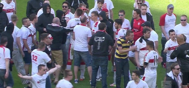 Platzsturm beim VfB Stuttgart nach 1:3-Niederlage gegen den FSV Mainz 05