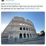 WAC hat Twitter-Spaß mit der AS Roma
